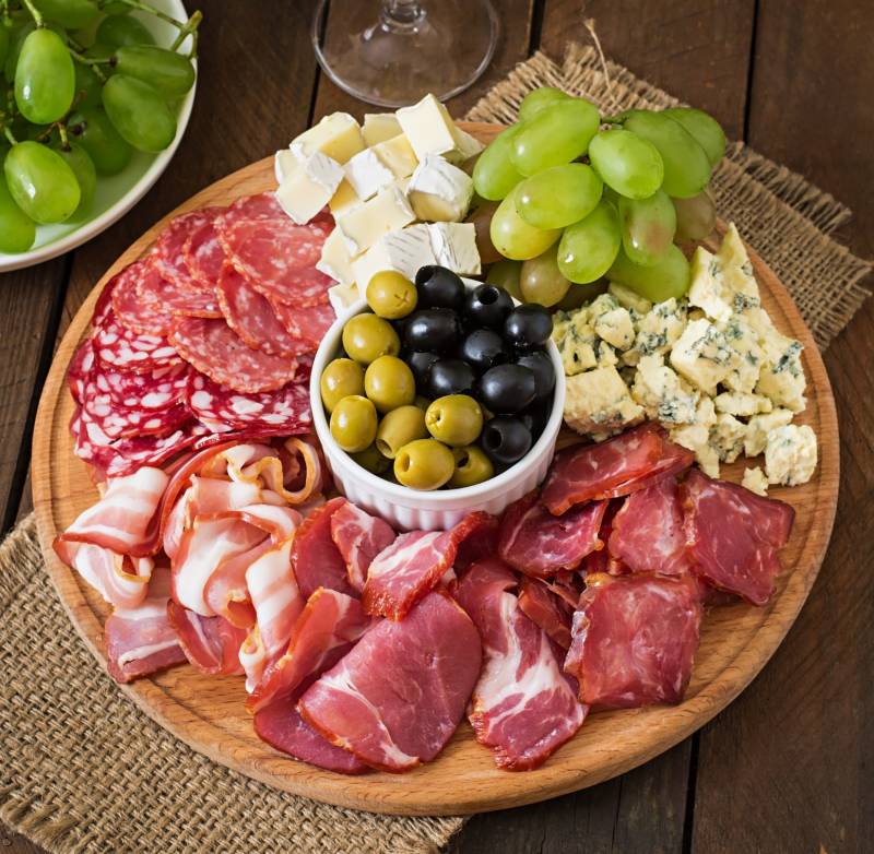 Plateau de charcuterie et de fromages autour de Fécamp